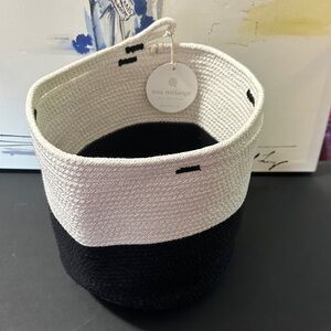 Mia Melange foldable cotton basket